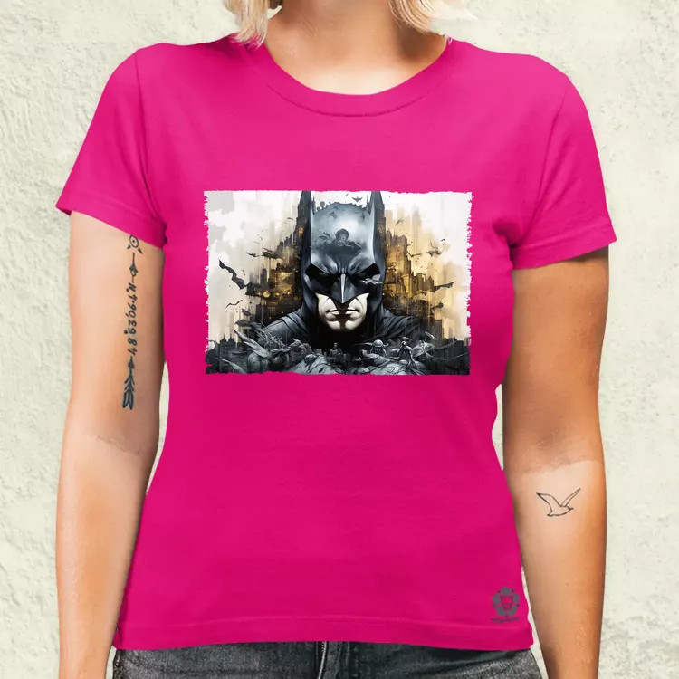 Pareidolia Batman város fantázia v6 női póló