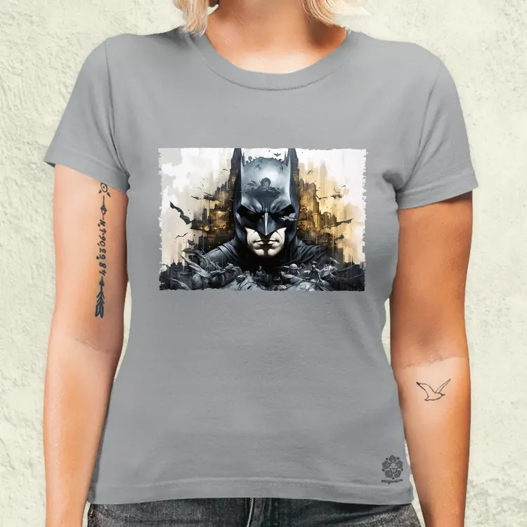 Pareidolia Batman város fantázia v6 női póló