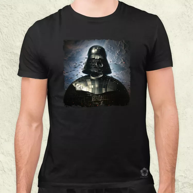 Pareidolia Darth Vader Halálcsillag fantázia v1 férfi póló