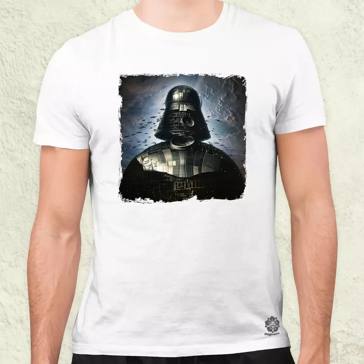 Pareidolia Darth Vader Halálcsillag fantázia v1 férfi póló