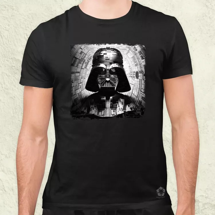 Pareidolia Darth Vader Halálcsillag fantázia v10 férfi póló