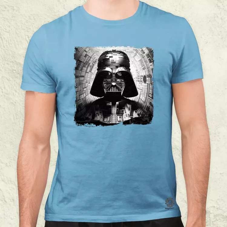 Pareidolia Darth Vader Halálcsillag fantázia v10 férfi póló