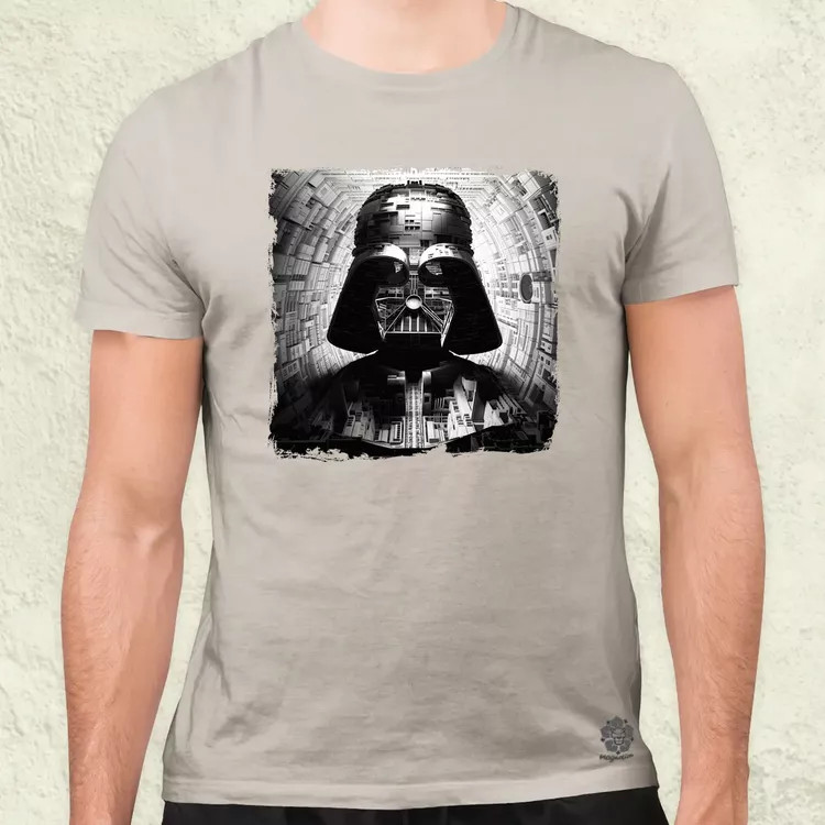 Pareidolia Darth Vader Halálcsillag fantázia v10 férfi póló