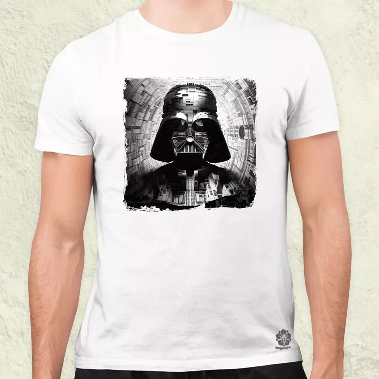 Pareidolia Darth Vader Halálcsillag fantázia v10 férfi póló