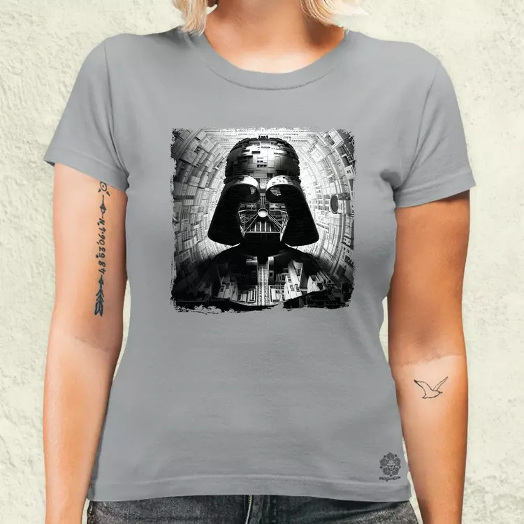 Pareidolia Darth Vader Halálcsillag fantázia v10 női póló
