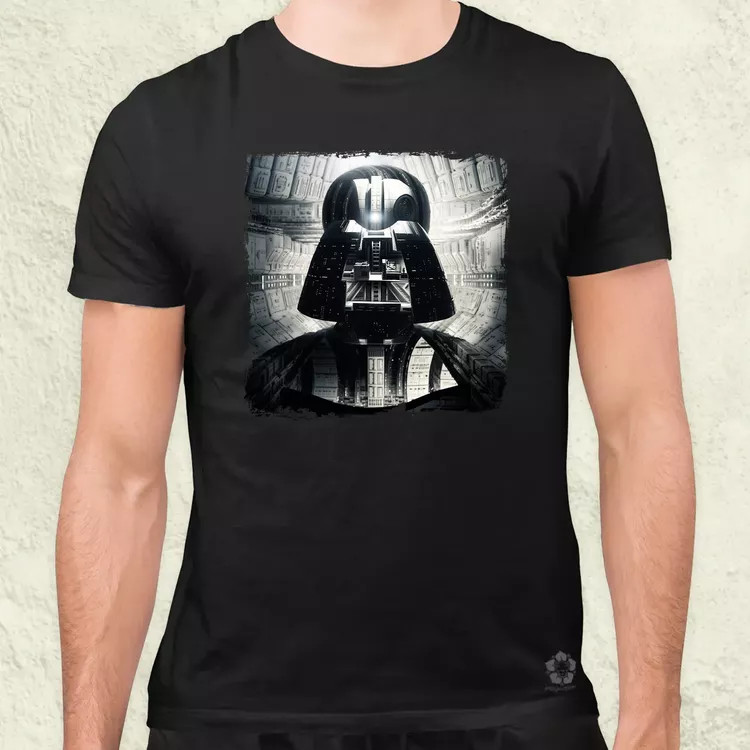 Pareidolia Darth Vader Halálcsillag fantázia v11 férfi póló