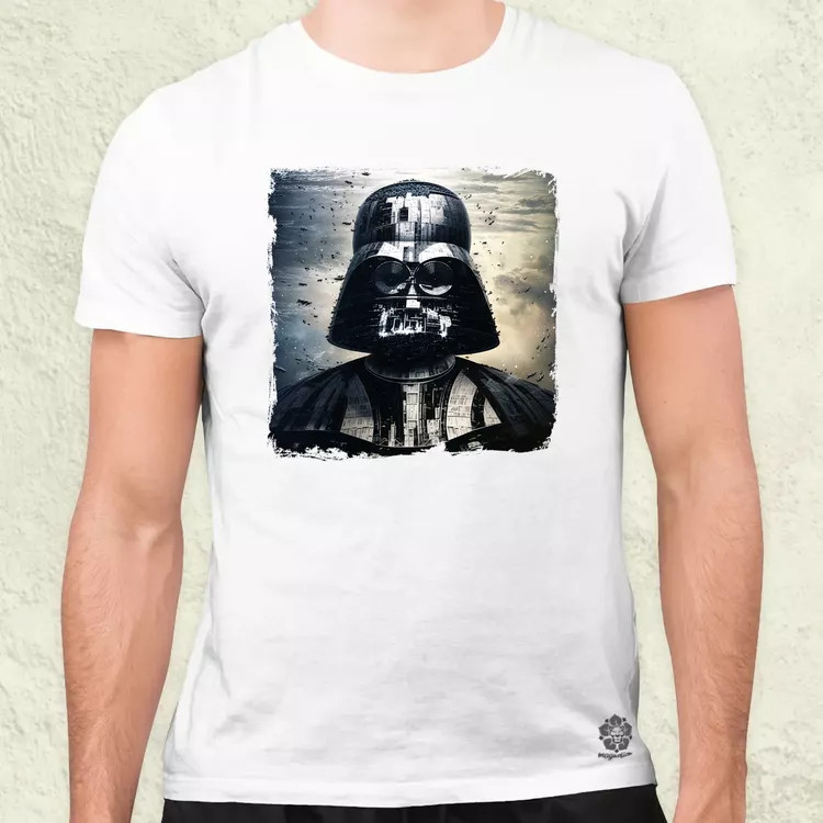Pareidolia Darth Vader Halálcsillag fantázia v2 férfi póló
