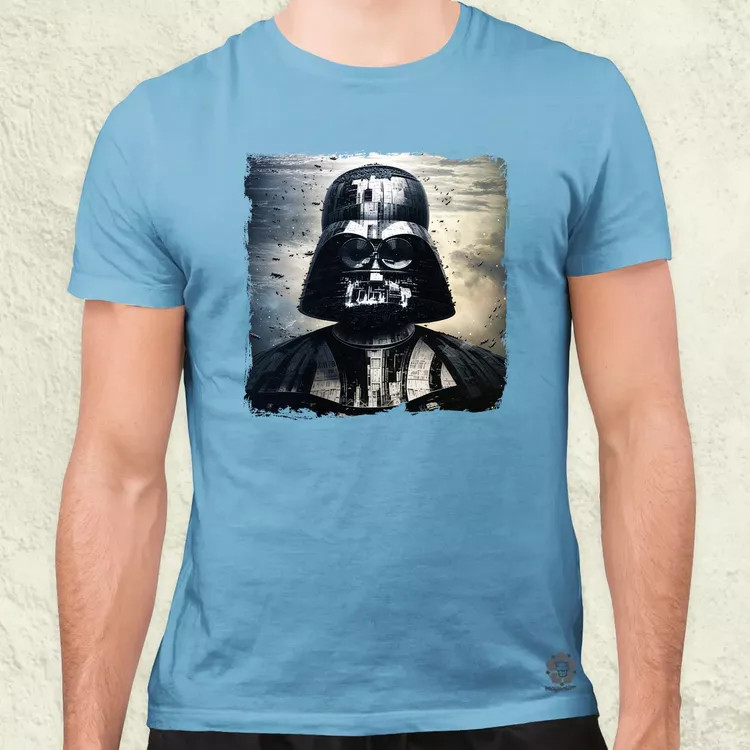 Pareidolia Darth Vader Halálcsillag fantázia v2 férfi póló