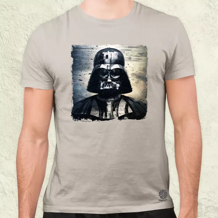 Pareidolia Darth Vader Halálcsillag fantázia v2 férfi póló