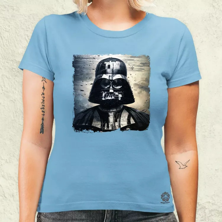 Pareidolia Darth Vader Halálcsillag fantázia v2 női póló