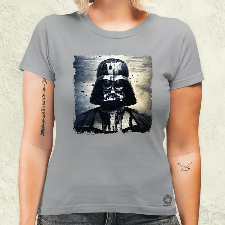 Pareidolia Darth Vader Halálcsillag fantázia v2 női póló