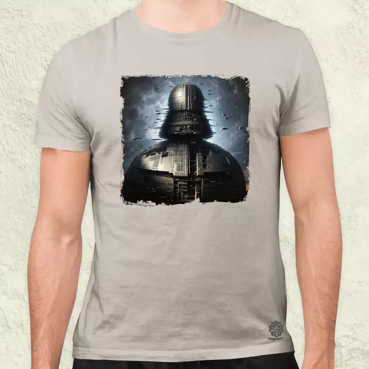 Pareidolia Darth Vader Halálcsillag fantázia v3 férfi póló