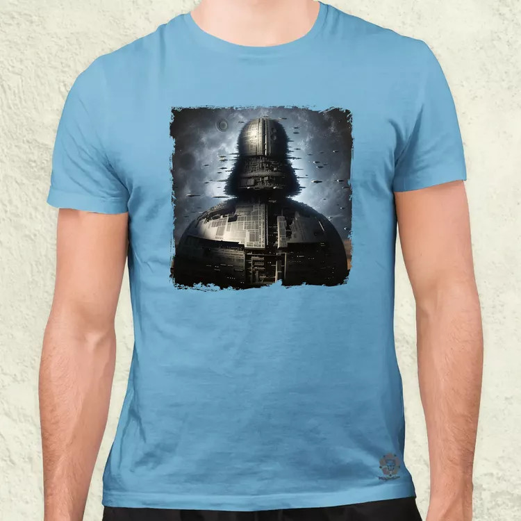Pareidolia Darth Vader Halálcsillag fantázia v3 férfi póló