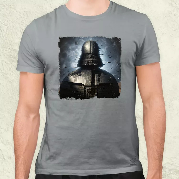 Pareidolia Darth Vader Halálcsillag fantázia v3 férfi póló