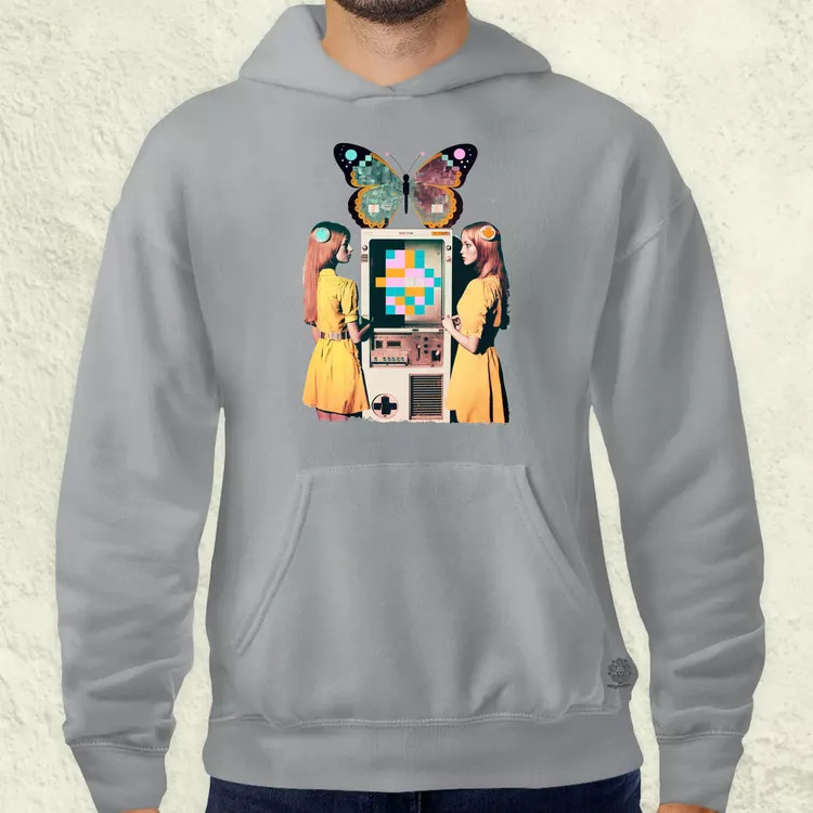 Számítástechnika születése szürrealista pop art v1 férfi pulóver