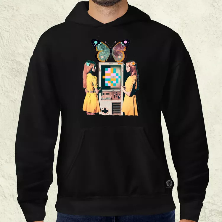 Számítástechnika születése szürrealista pop art v1 férfi pulóver