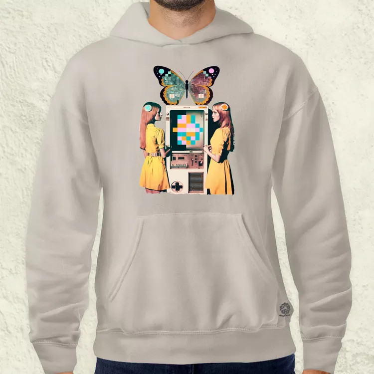 Számítástechnika születése szürrealista pop art v1 férfi pulóver