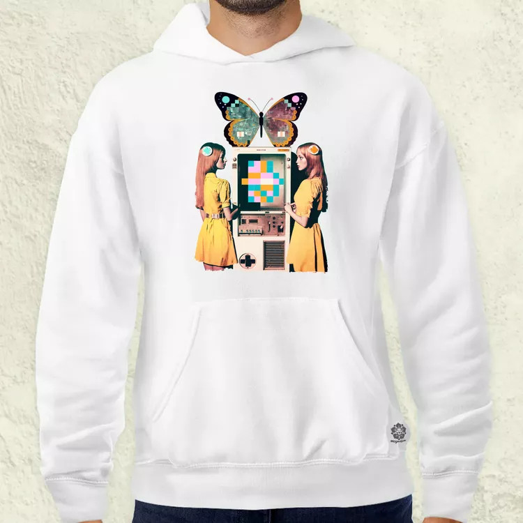 Számítástechnika születése szürrealista pop art v1 férfi pulóver