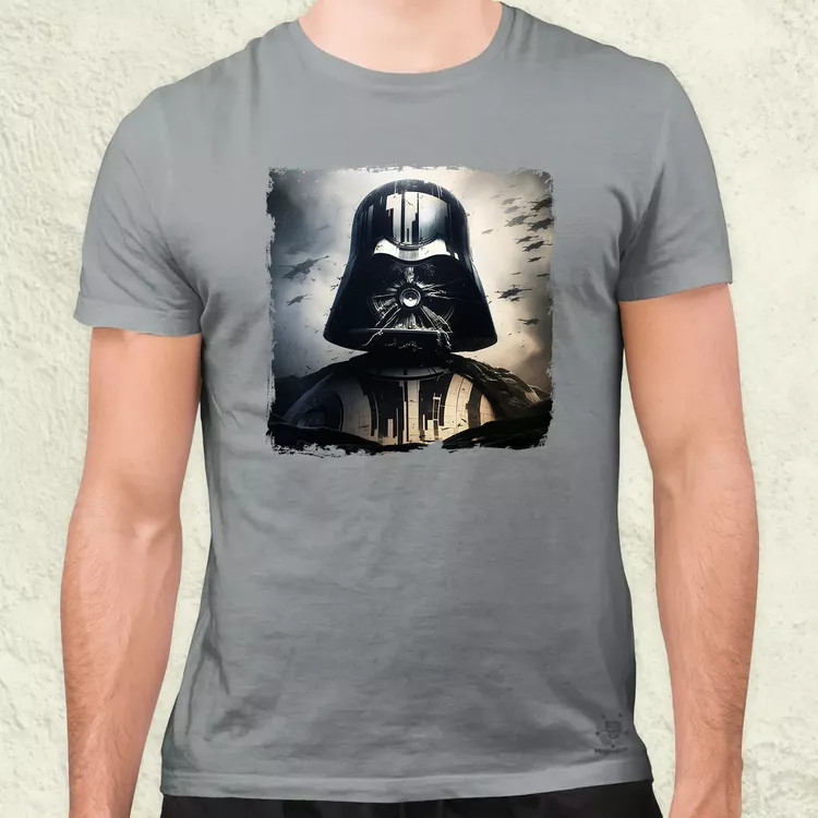 Pareidolia Darth Vader Halálcsillag fantázia v4 férfi póló