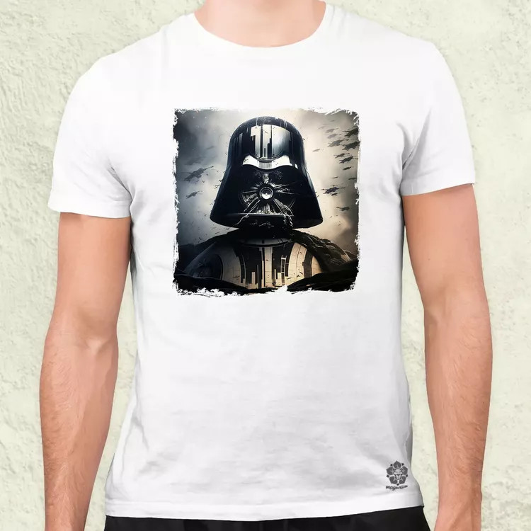 Pareidolia Darth Vader Halálcsillag fantázia v4 férfi póló