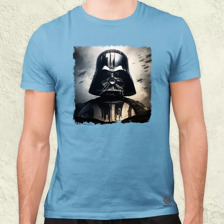 Pareidolia Darth Vader Halálcsillag fantázia v4 férfi póló