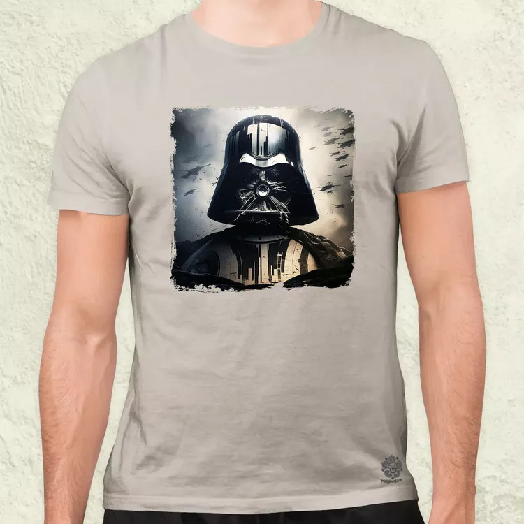 Pareidolia Darth Vader Halálcsillag fantázia v4 férfi póló