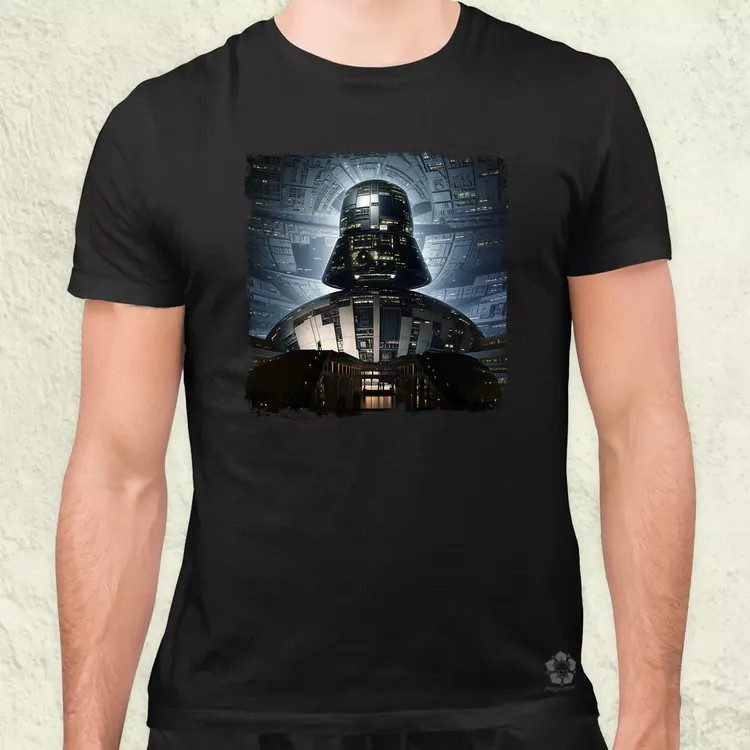 Pareidolia Darth Vader Halálcsillag fantázia v5 férfi póló