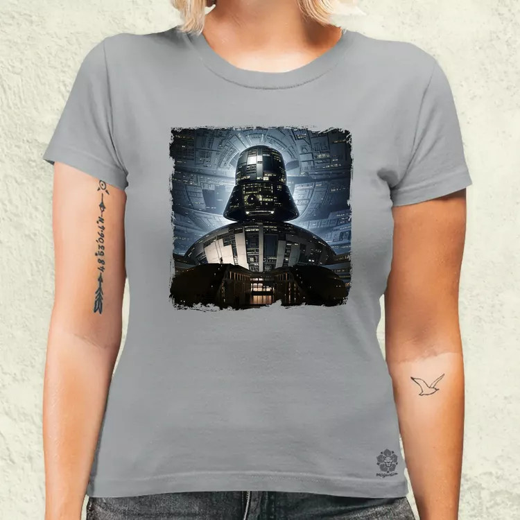 Pareidolia Darth Vader Halálcsillag fantázia v5 női póló