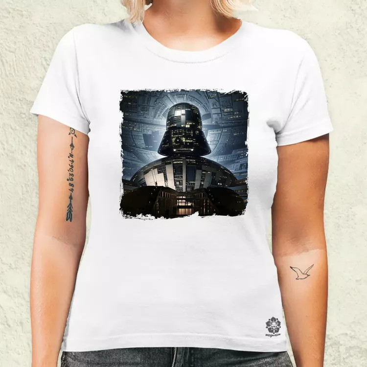 Pareidolia Darth Vader Halálcsillag fantázia v5 női póló