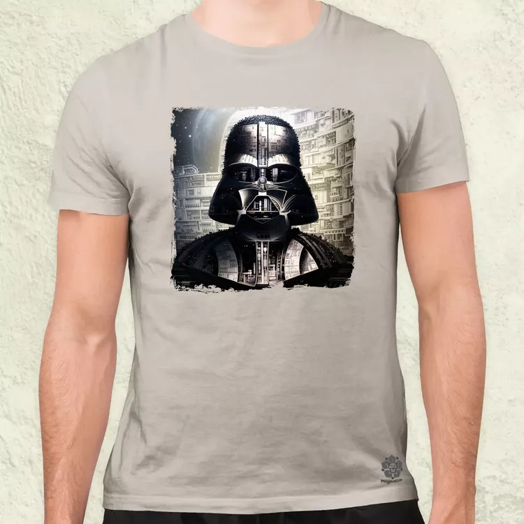 Pareidolia Darth Vader Halálcsillag fantázia v6 férfi póló
