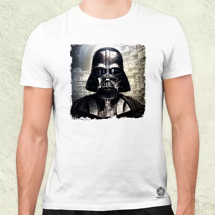 Pareidolia Darth Vader Halálcsillag fantázia v6 férfi póló