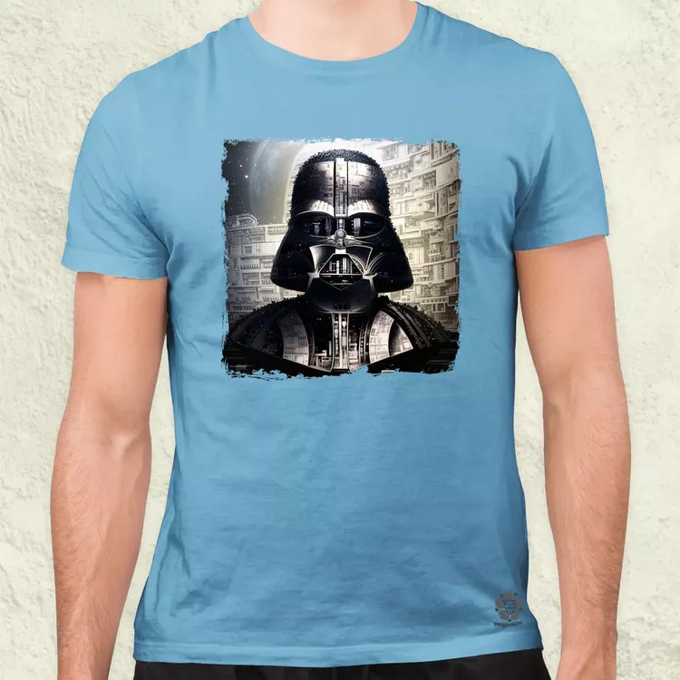 Pareidolia Darth Vader Halálcsillag fantázia v6 férfi póló