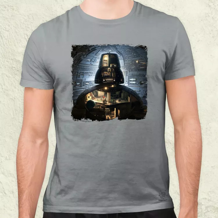 Pareidolia Darth Vader Halálcsillag fantázia v7 férfi póló