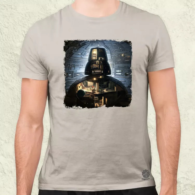 Pareidolia Darth Vader Halálcsillag fantázia v7 férfi póló