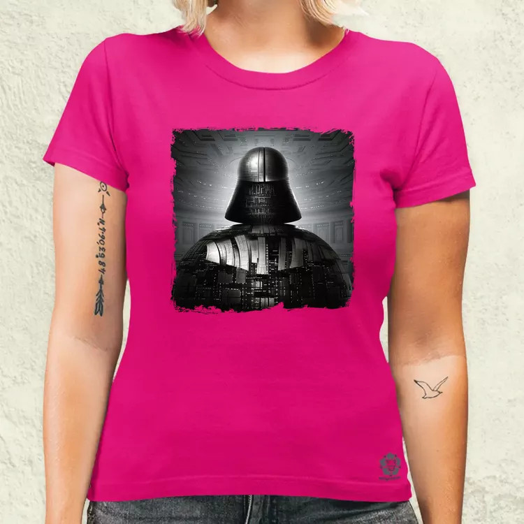 Pareidolia Darth Vader Halálcsillag fantázia v9 női póló