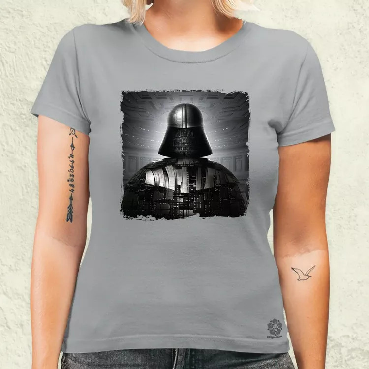 Pareidolia Darth Vader Halálcsillag fantázia v9 női póló