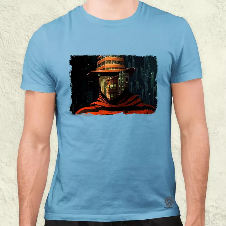 Pareidolia Freddy Krueger város fantázia v2 férfi póló