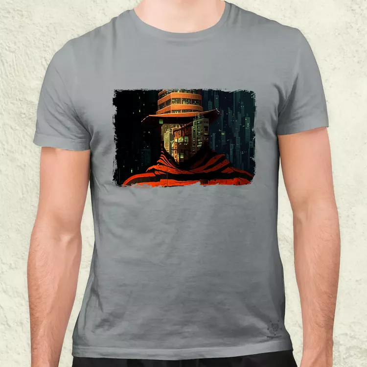 Pareidolia Freddy Krueger város fantázia v2 férfi póló