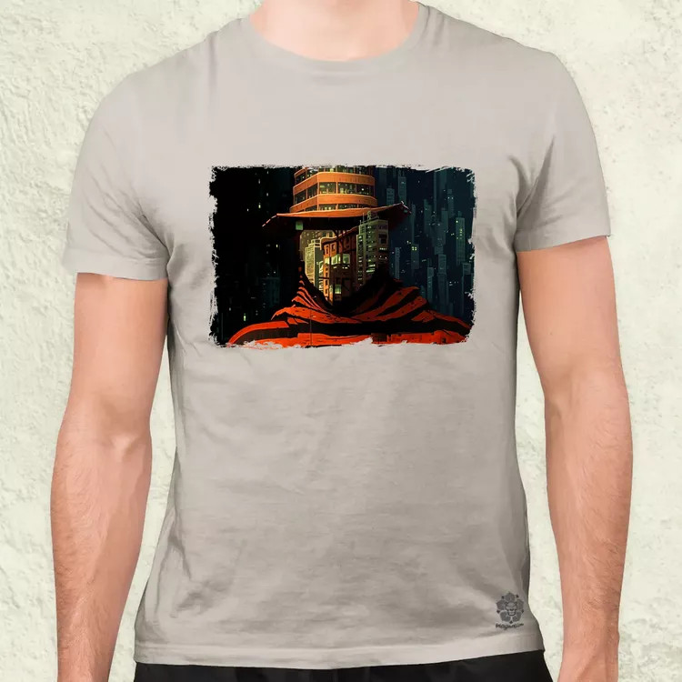Pareidolia Freddy Krueger város fantázia v2 férfi póló