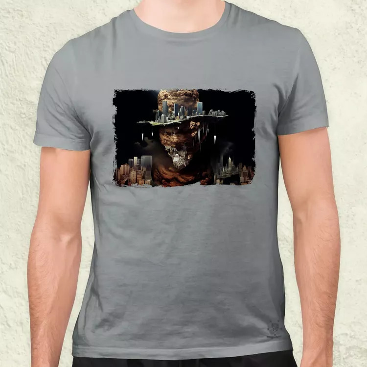 Pareidolia Freddy Krueger város fantázia v6 férfi póló