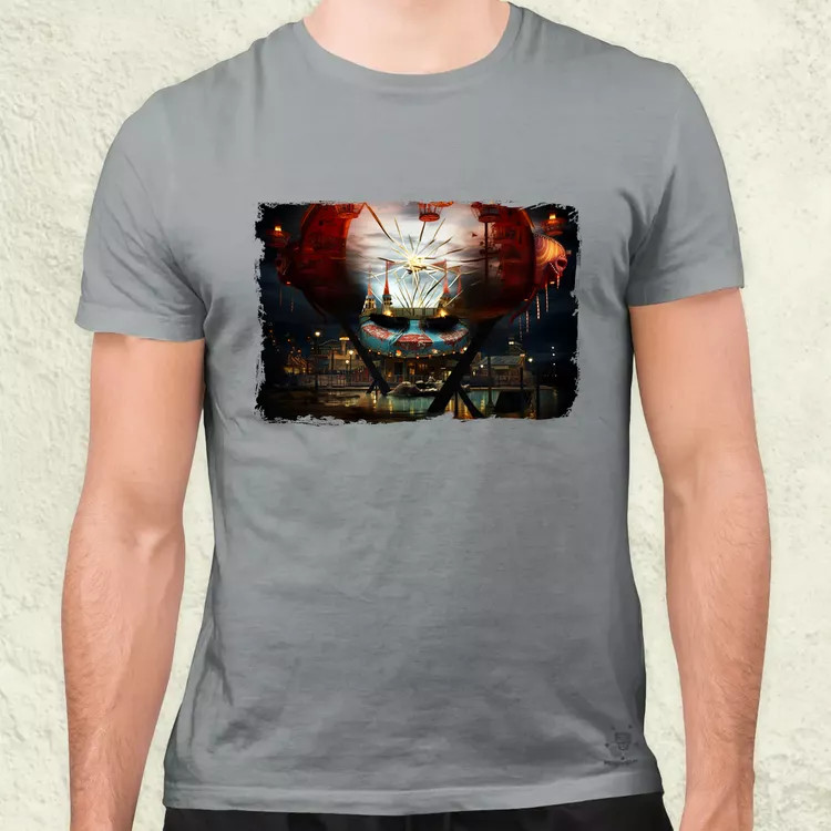 Pareidolia Pennywise vidámpark fantázia v1 férfi póló
