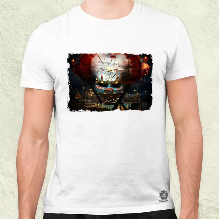 Pareidolia Pennywise vidámpark fantázia v1 férfi póló