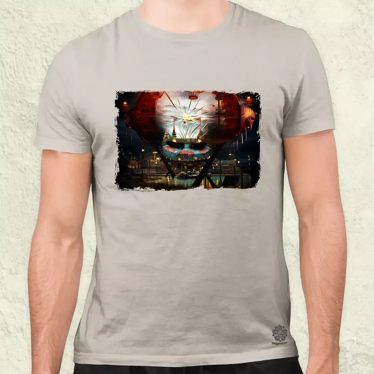 Pareidolia Pennywise vidámpark fantázia v1 férfi póló