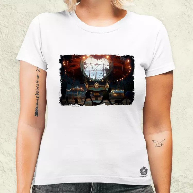 Pareidolia Pennywise vidámpark fantázia v2 női póló