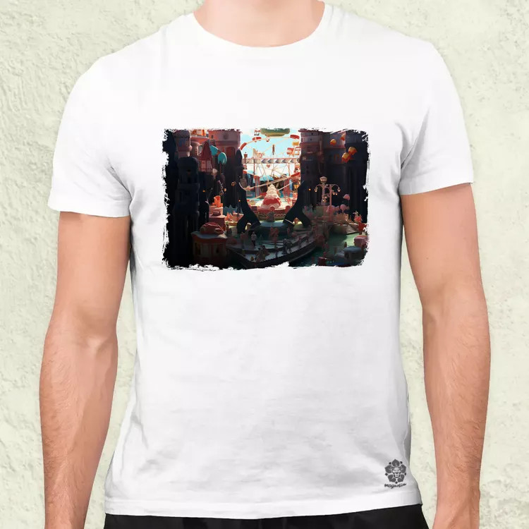 Pareidolia Pennywise vidámpark fantázia v3 férfi póló