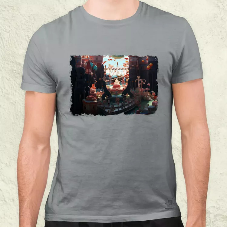 Pareidolia Pennywise vidámpark fantázia v3 férfi póló