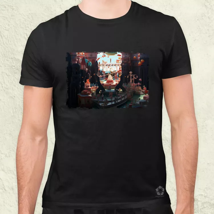 Pareidolia Pennywise vidámpark fantázia v3 férfi póló