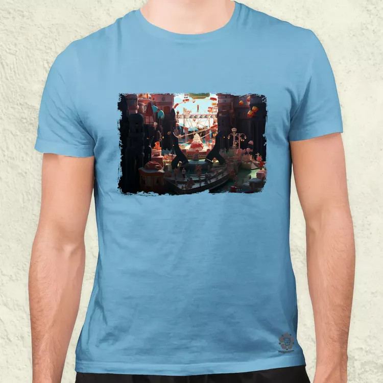 Pareidolia Pennywise vidámpark fantázia v3 férfi póló