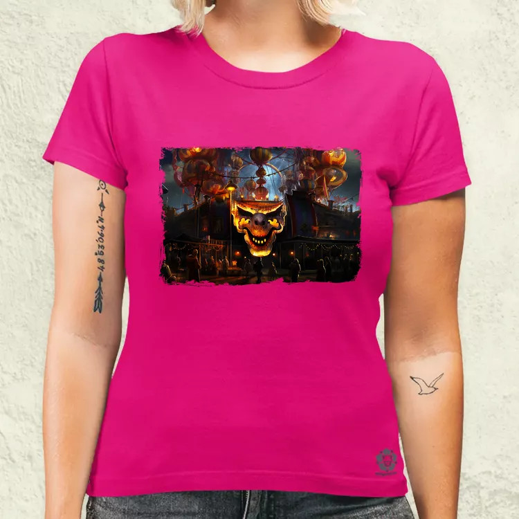 Pareidolia Pennywise vidámpark fantázia v4 női póló