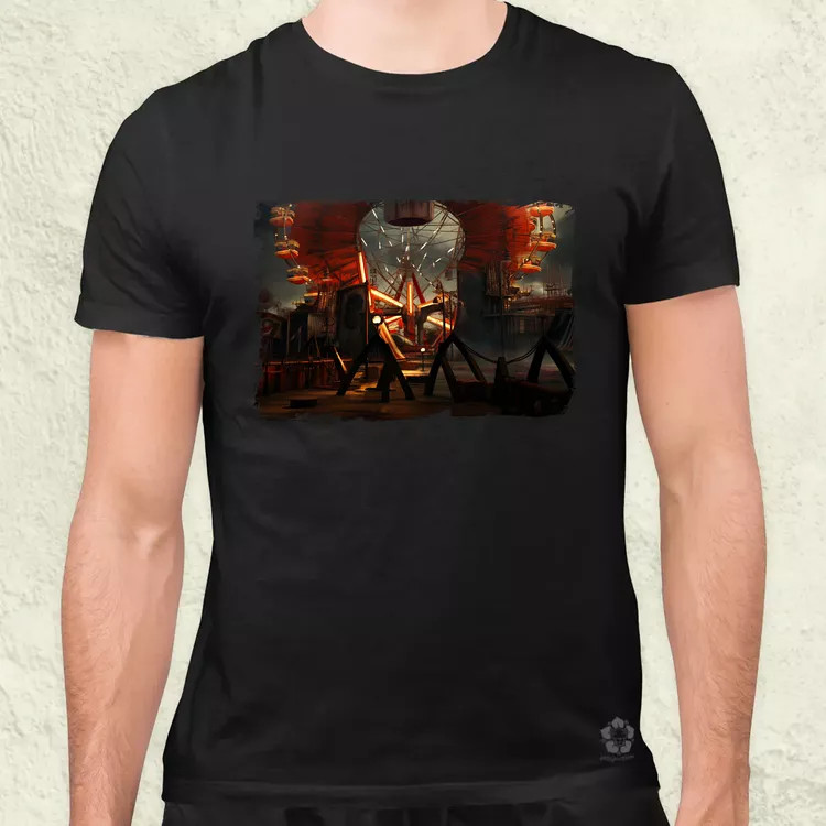 Pareidolia Pennywise vidámpark fantázia v5 férfi póló
